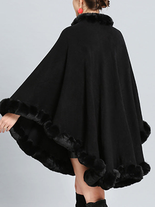 Poncho fino e sofisticado Cape Cardigan Cape Cardigan