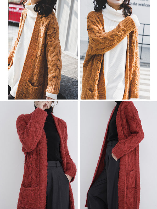 Meu coração! Cardigan de tricô