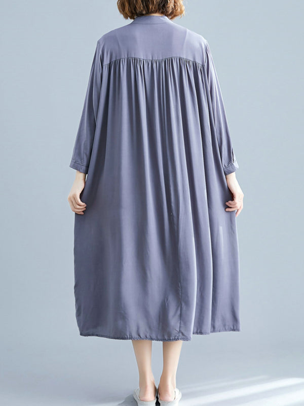 Elle est toute robe de chemise midi tiki