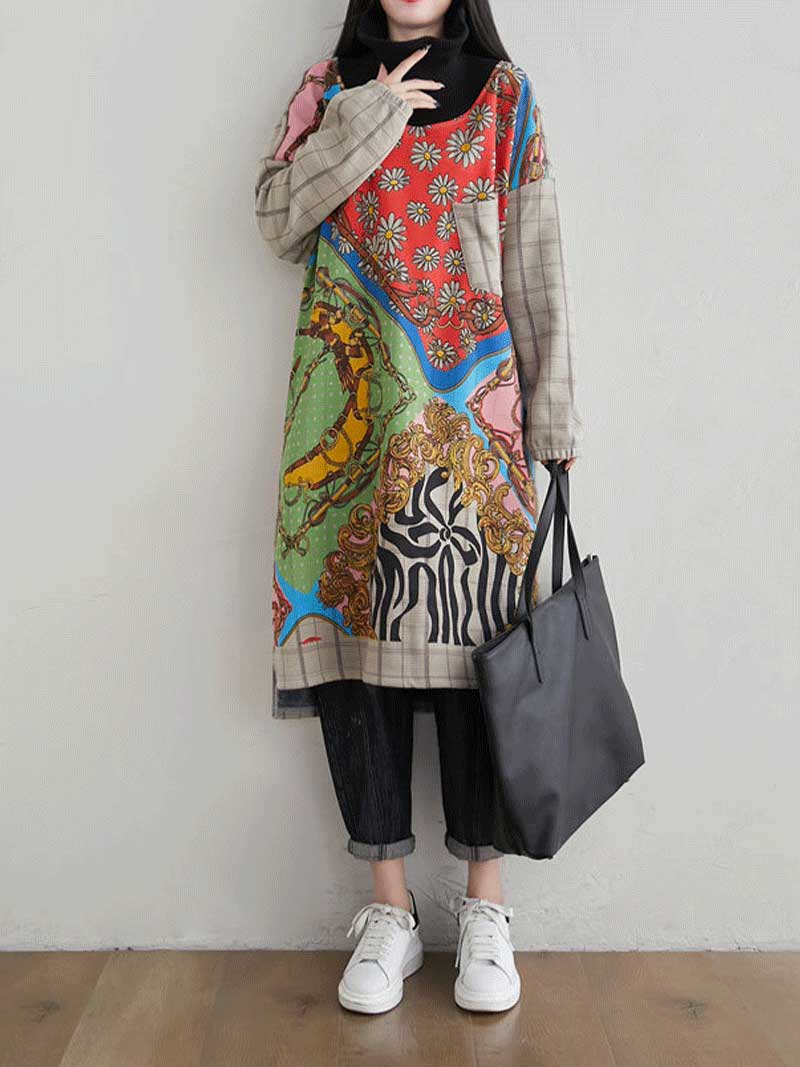 Women's Sweater Midi Dress