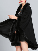 Poncho fino e sofisticado Cape Cardigan Cape Cardigan