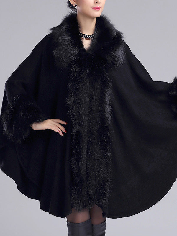 Vintage mate guro poncho plus taille de cape cardigan