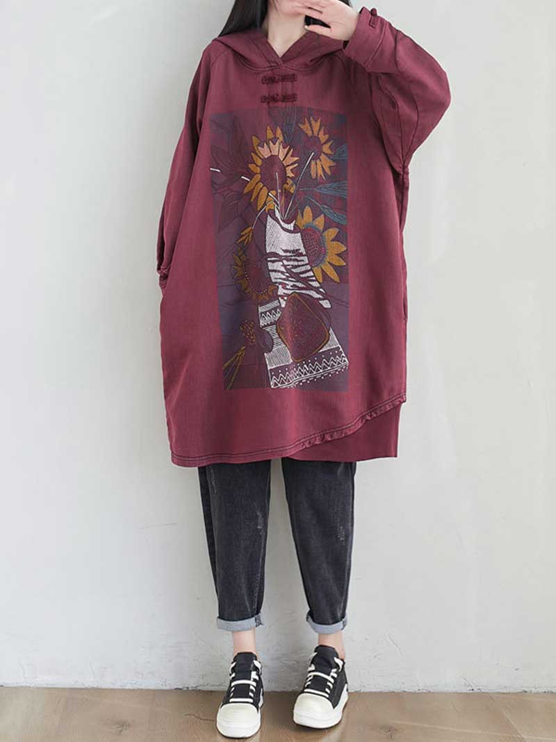 City of Stars Floral Print Cabin Pull MIDI Robe