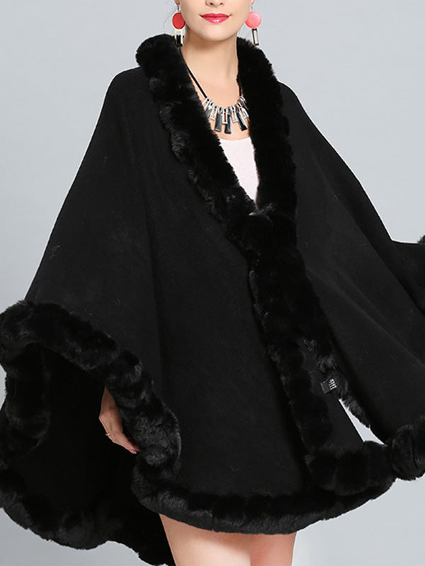 Cardigan de cape de taille poncho plus fine et fantaisie