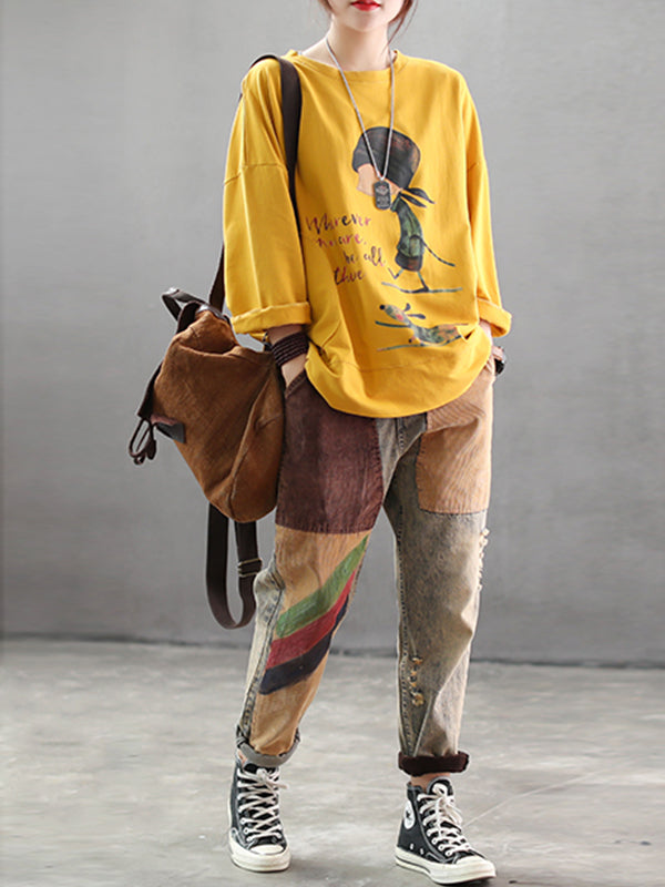 Eva Trends Jodie Stylish Vintage Cartoon Women's Top