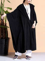 Batwing-Sleeves Logo Cape Casat