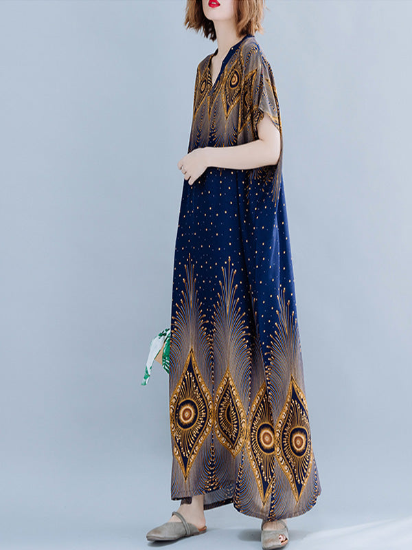 Robe de Kaftan Sprout Rhombus