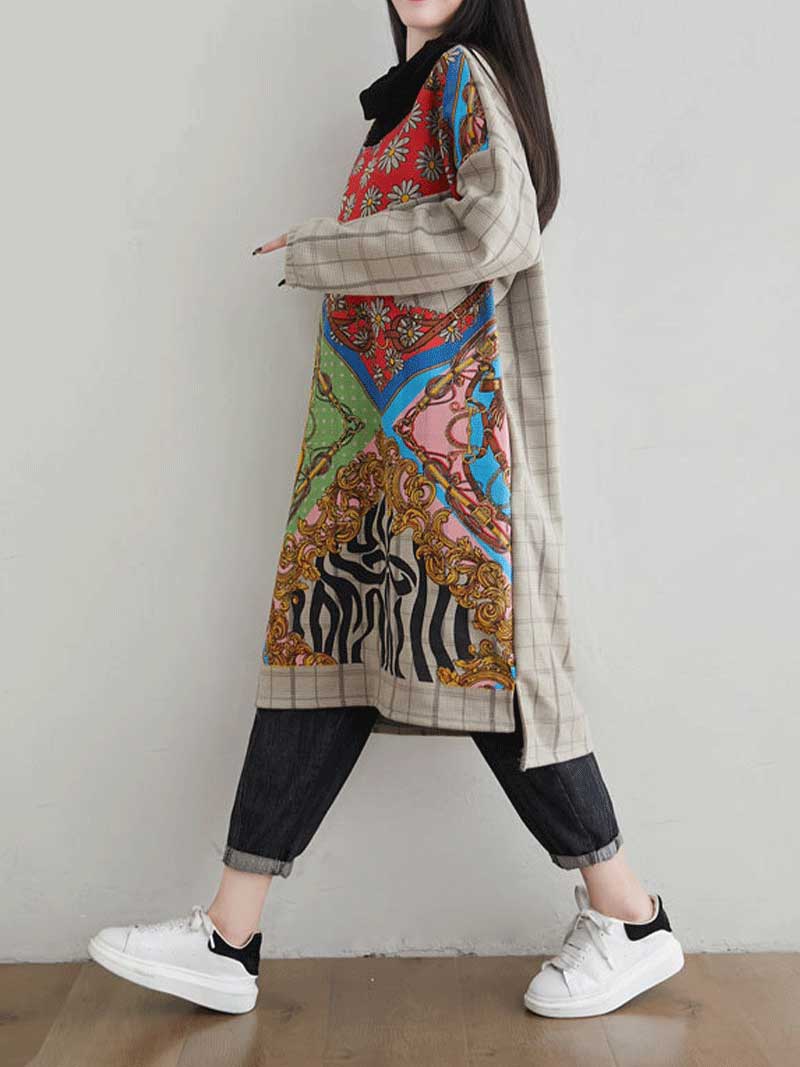 Cozy Women's Sweater Midi Dress