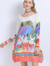 women's Neck Rabbit top