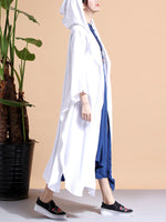 Batwing-Sleeves Logo Cape Casat