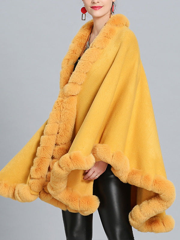 Poncho fino e sofisticado Cape Cardigan Cape Cardigan