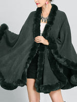 Poncho fino e sofisticado Cape Cardigan Cape Cardigan