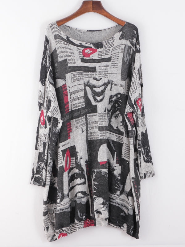 Pull d'information vintage