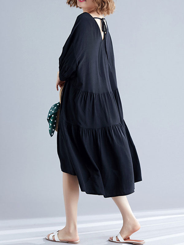 Robe de smock en coton inspiré