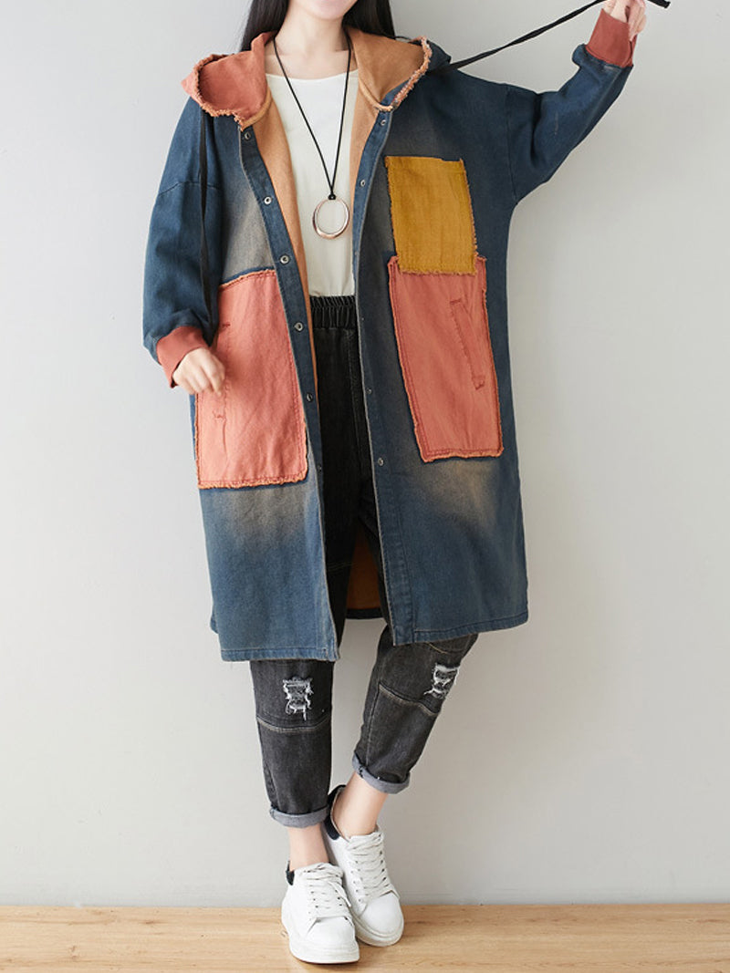 Ici je pose du manteau