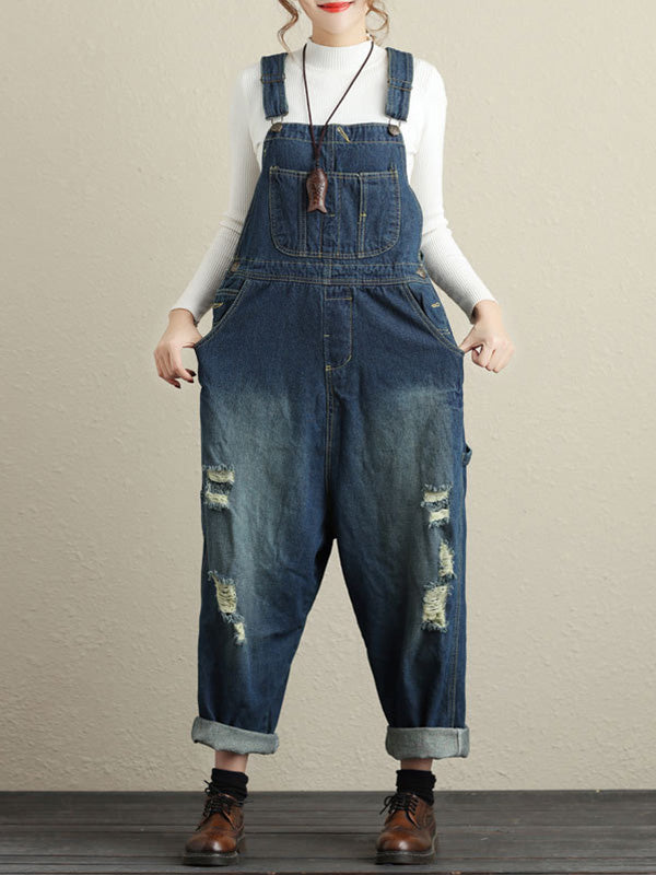 denim vintage retro style overall