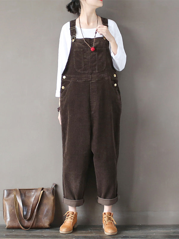 Brown Overall Gungarees