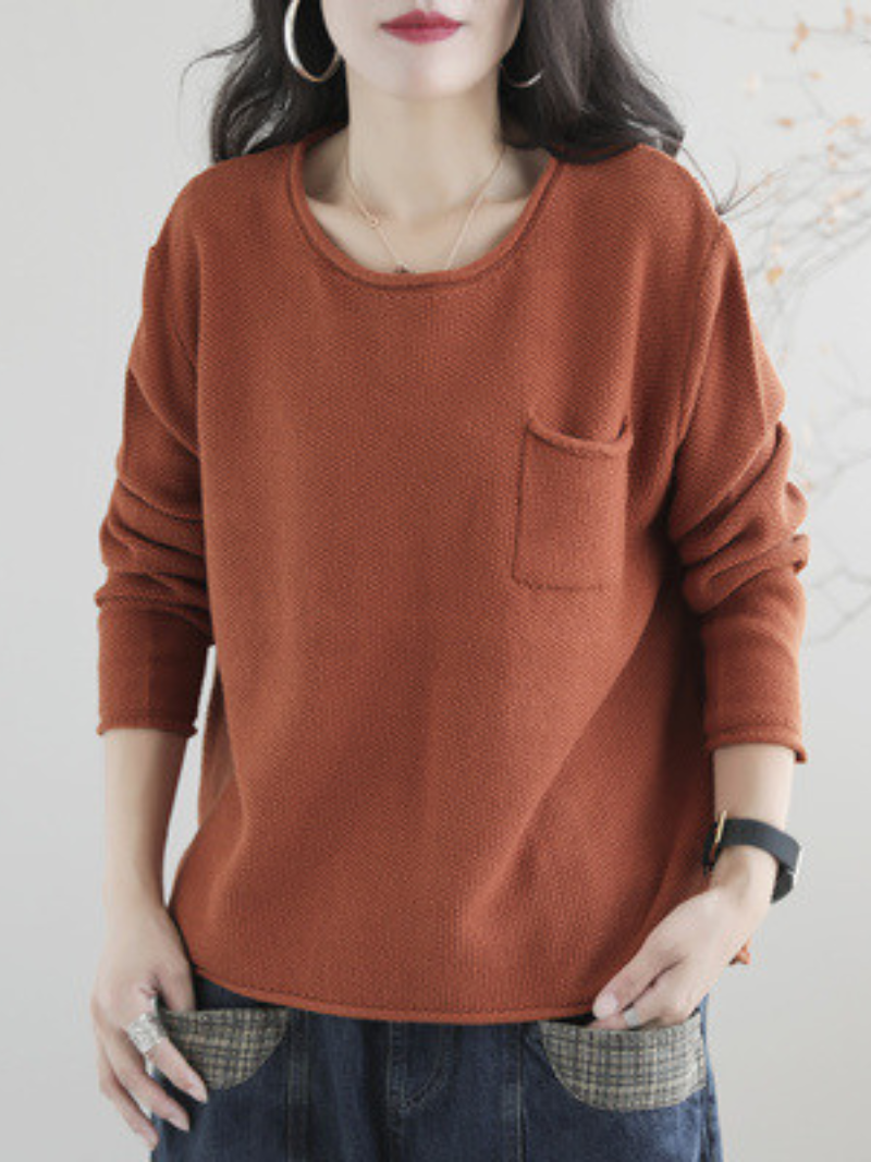 Women's round neck top 