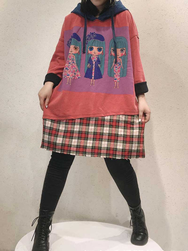 Women's Midi Sweatshirt Dress