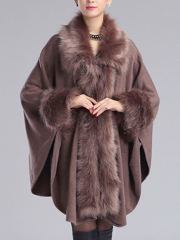 Vintage mate guro poncho plus taille de cape cardigan