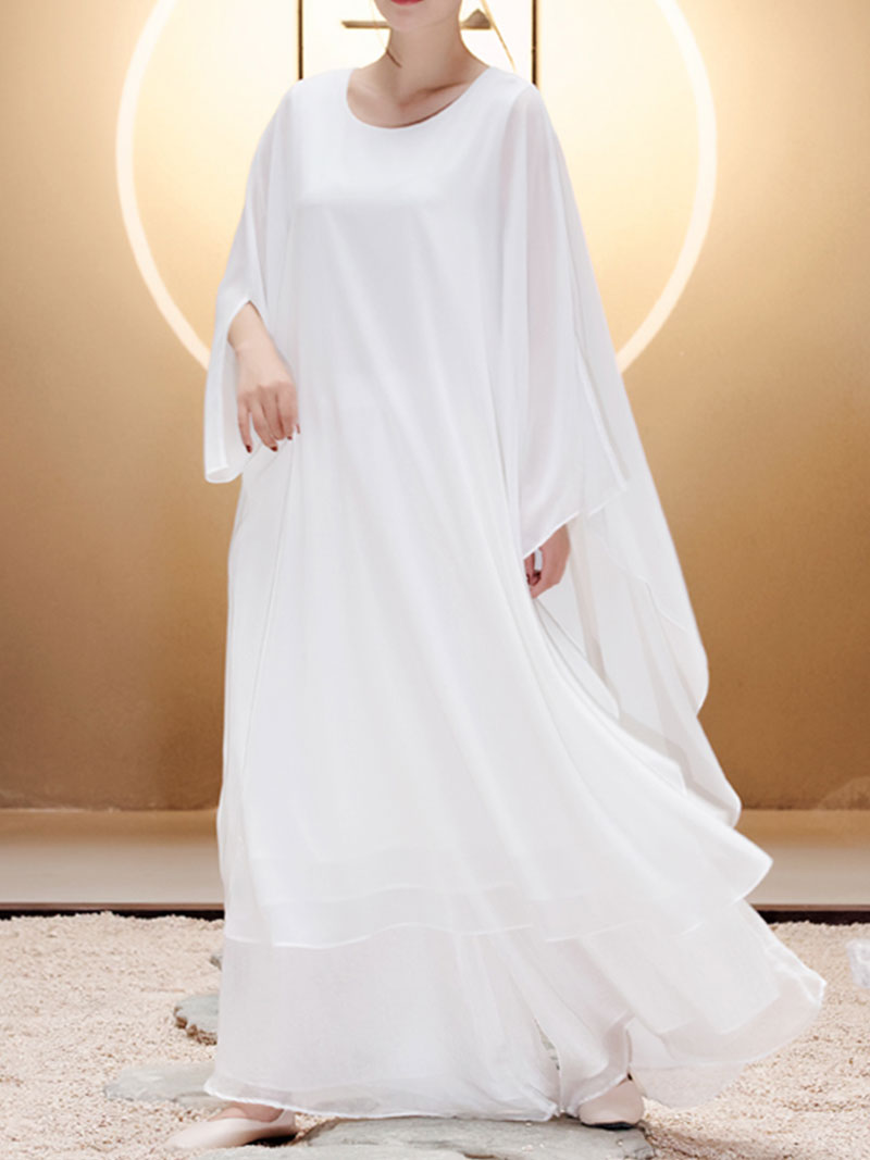 Hanfu Style Elegant White Women Coords