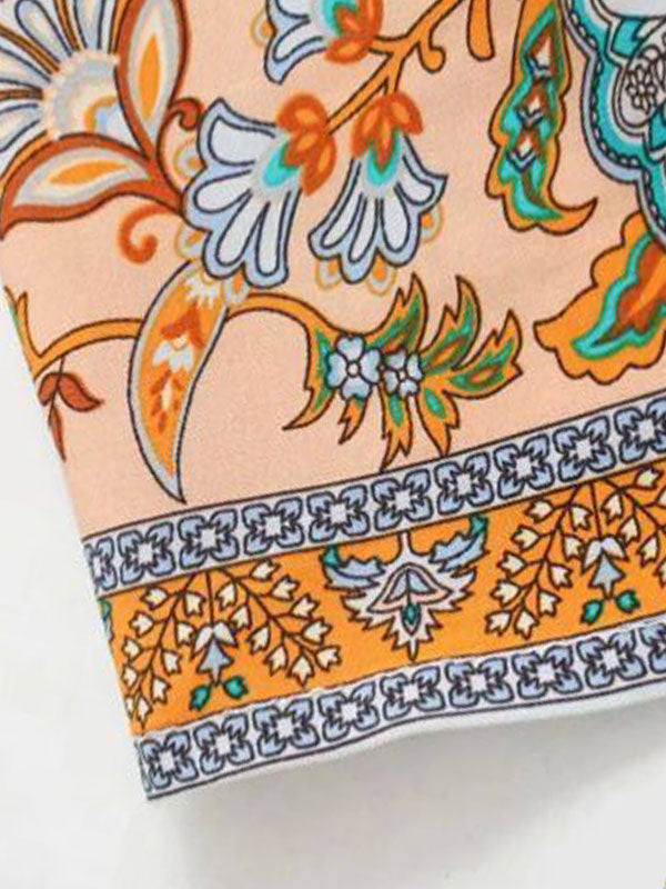 Pebble Beachwear Cotton Robe de longue longueur Robe Kimono