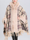 Extravagant Tassel Border Flully Neck Cape Cardigan