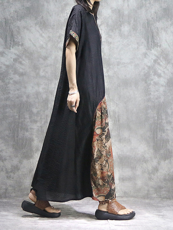 Half Sleeves A-Line Dress for Women