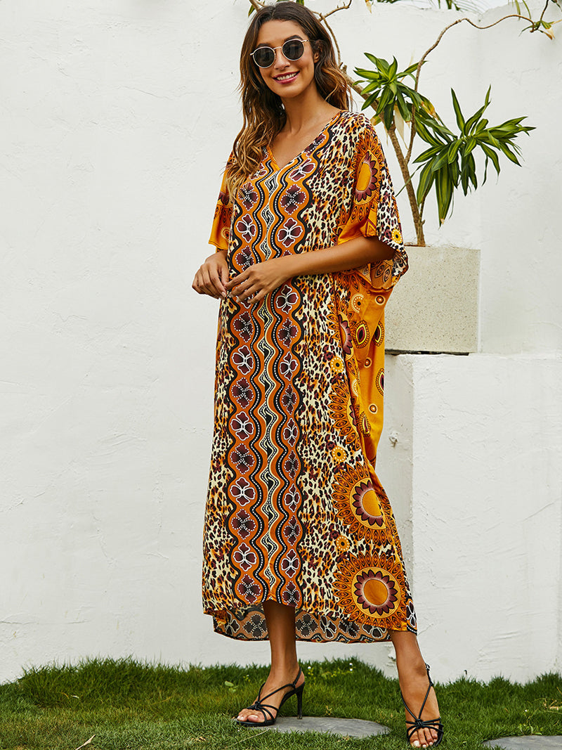 Robe de kaftan clignotant magique