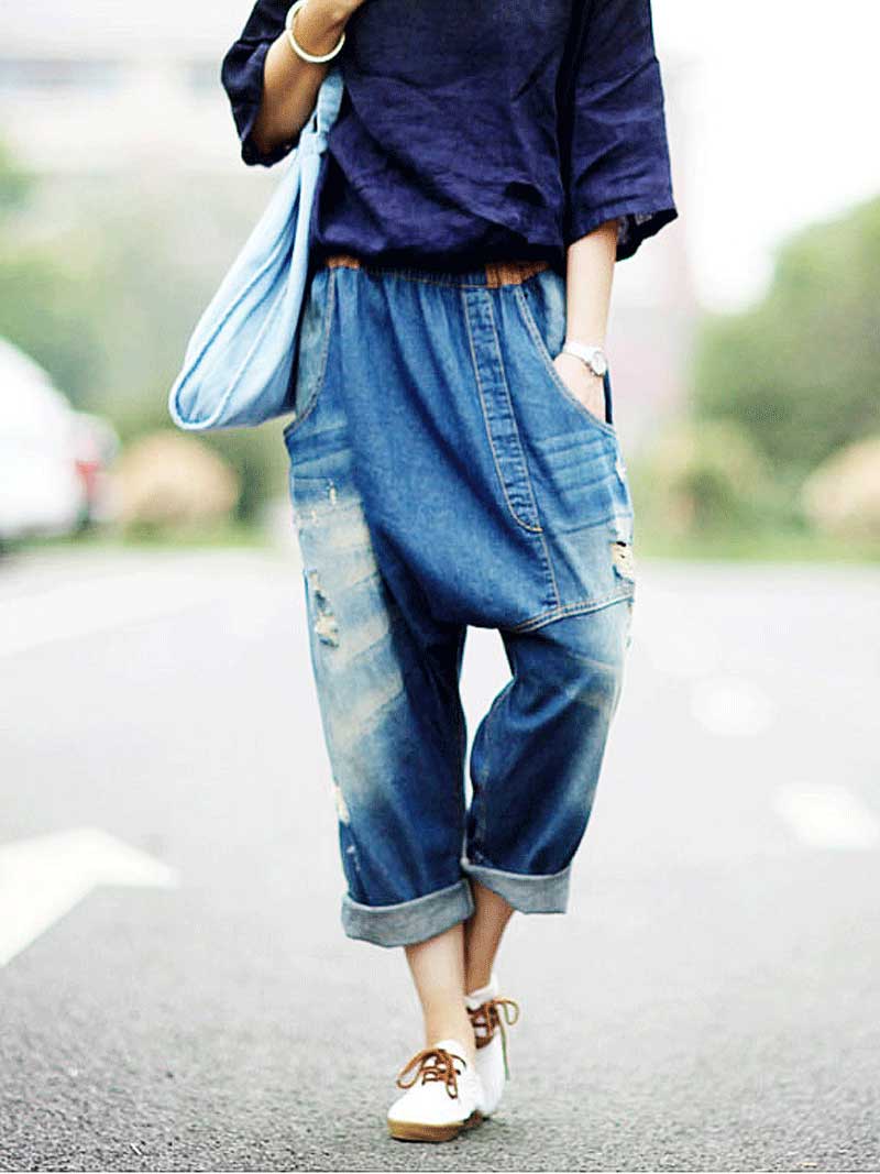 Je ne suis pas une reine de beauté pantalon denim