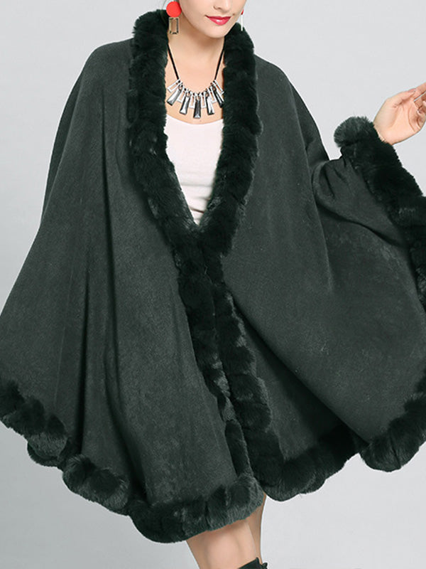 Poncho fino e sofisticado Cape Cardigan Cape Cardigan