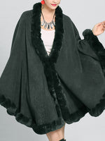 Poncho fino e sofisticado Cape Cardigan Cape Cardigan