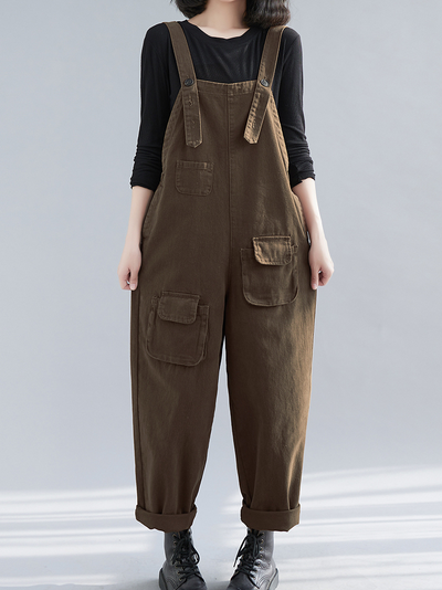 Women's Loose Overalls