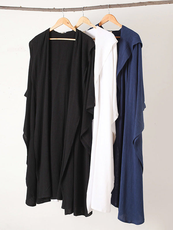 Batwing-Sheeves Cape Coat