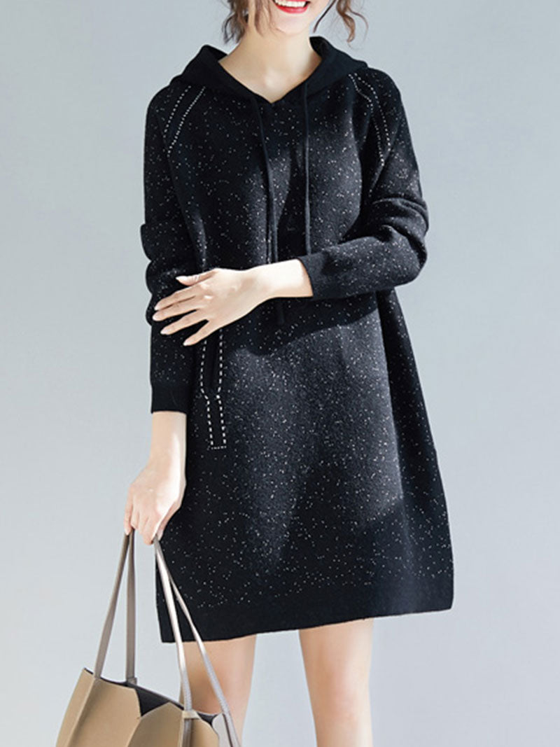 Cozy Knit Sweater Dress for Women
