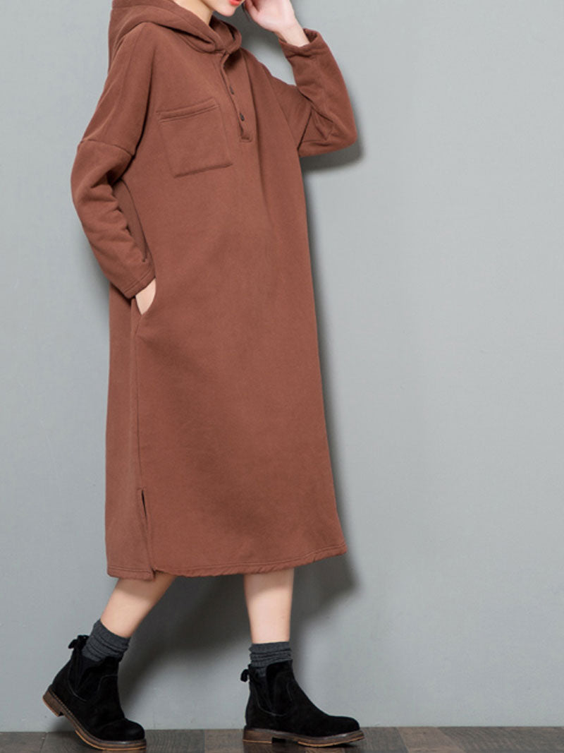 Pocket Style Sweater dress for Women