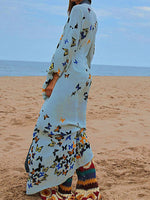 Evatrends cotton gown robe printed kimonos