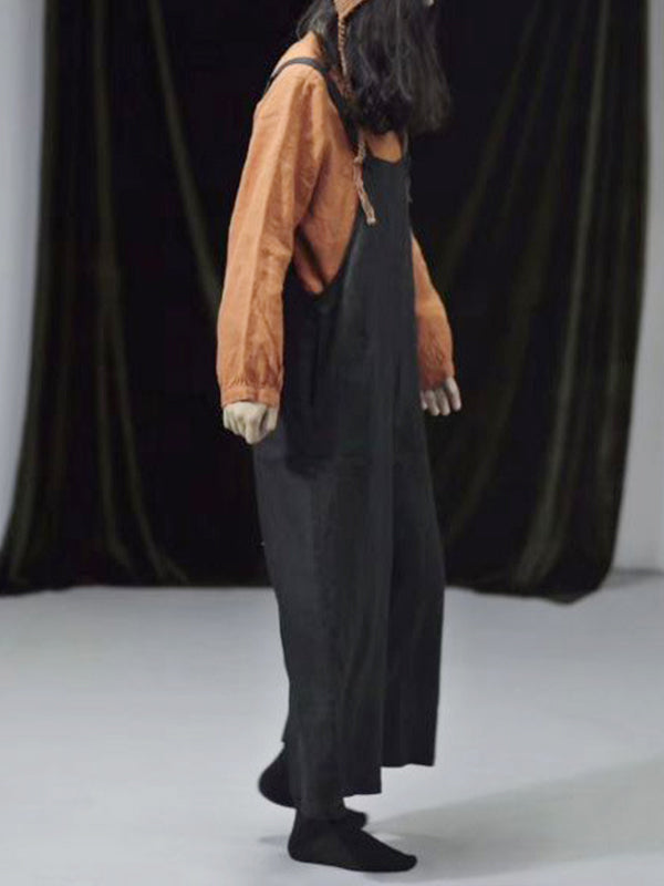 Jewel algodão de pernas largas Dungarees (somente EUA)