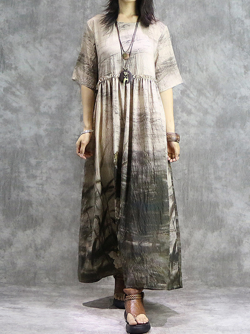 Over the Stars Smock Robe