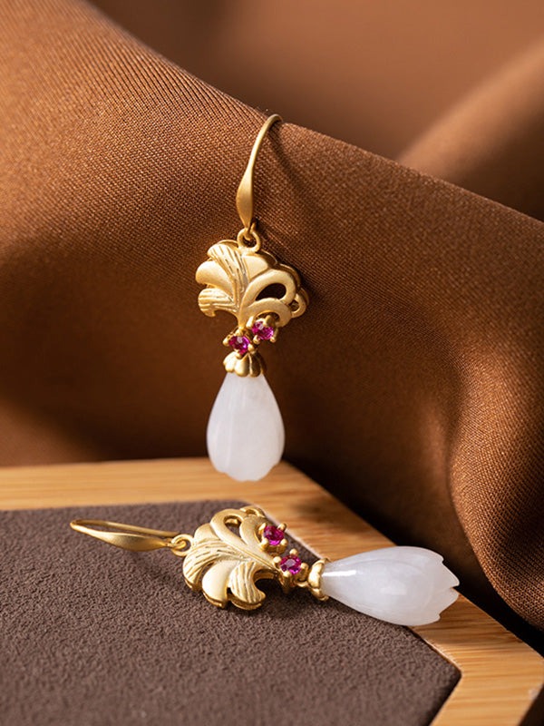 Boucles d'oreilles de notion naturelle