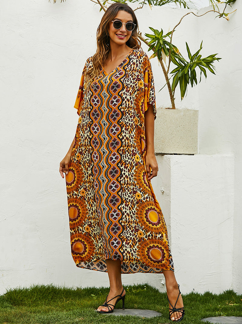 Robe de kaftan clignotant magique