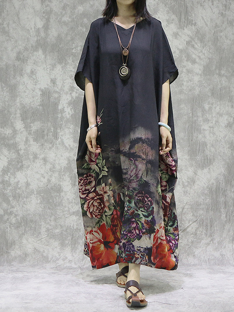 Sinto -me bem para mim vestido de kaftan