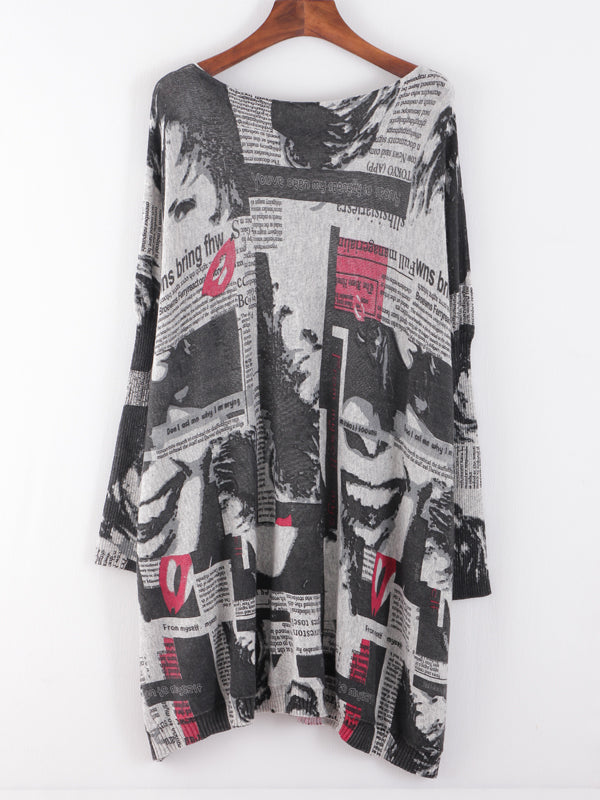 Pull d'information vintage