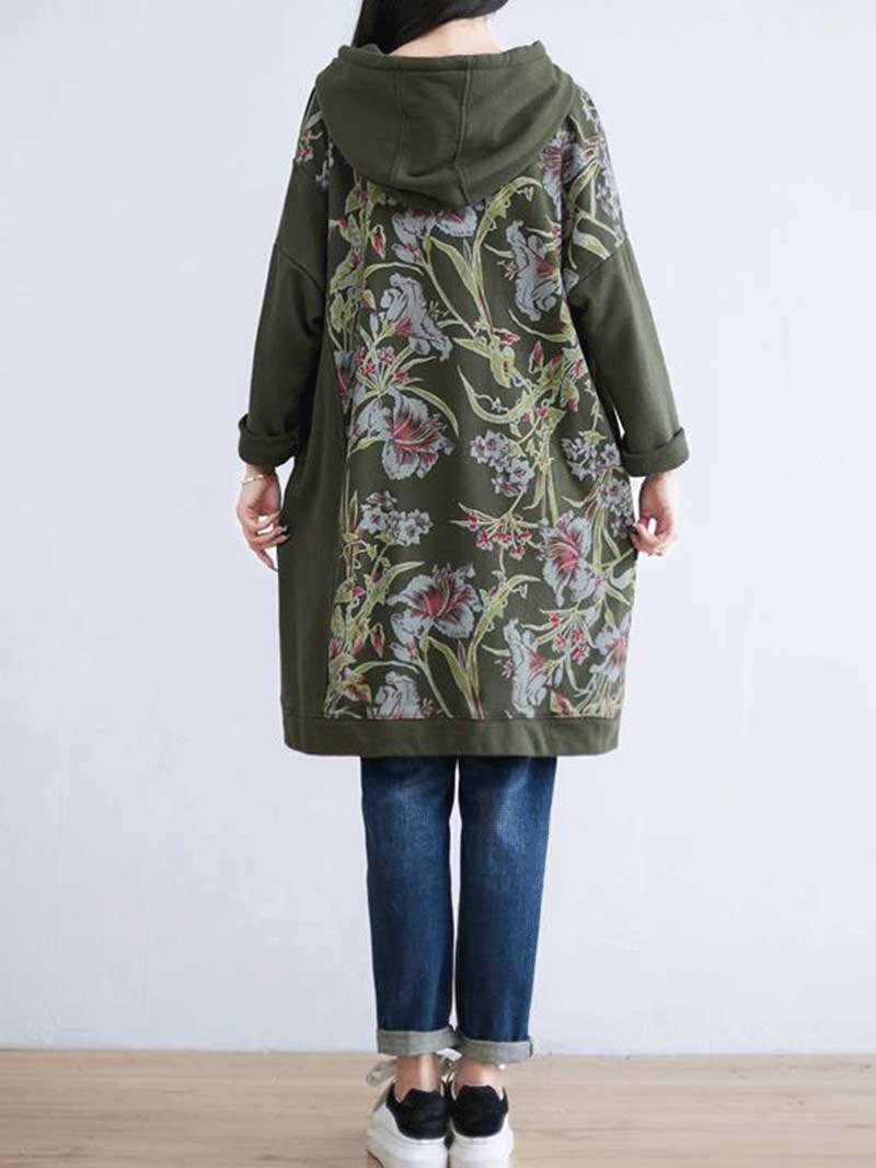 Women's Hooded Sweater Dress