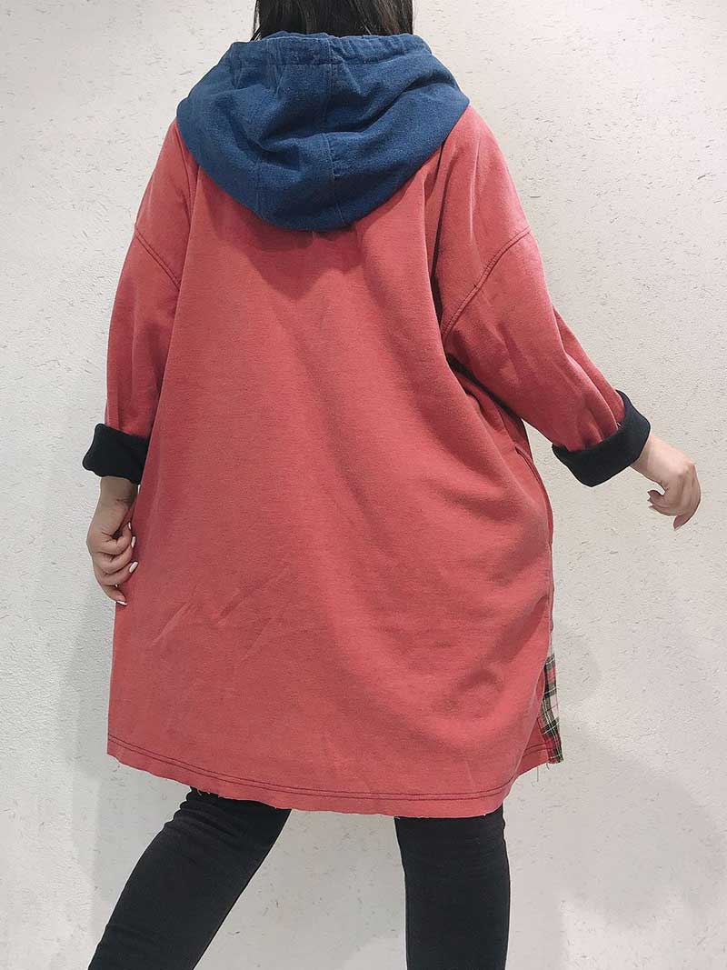 Women's Hooded Sweatshirt Dress