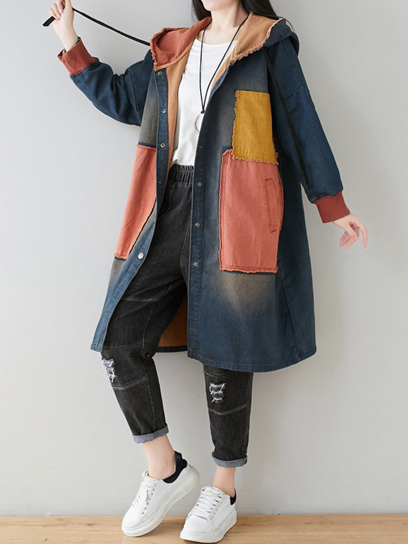 Ici je pose du manteau