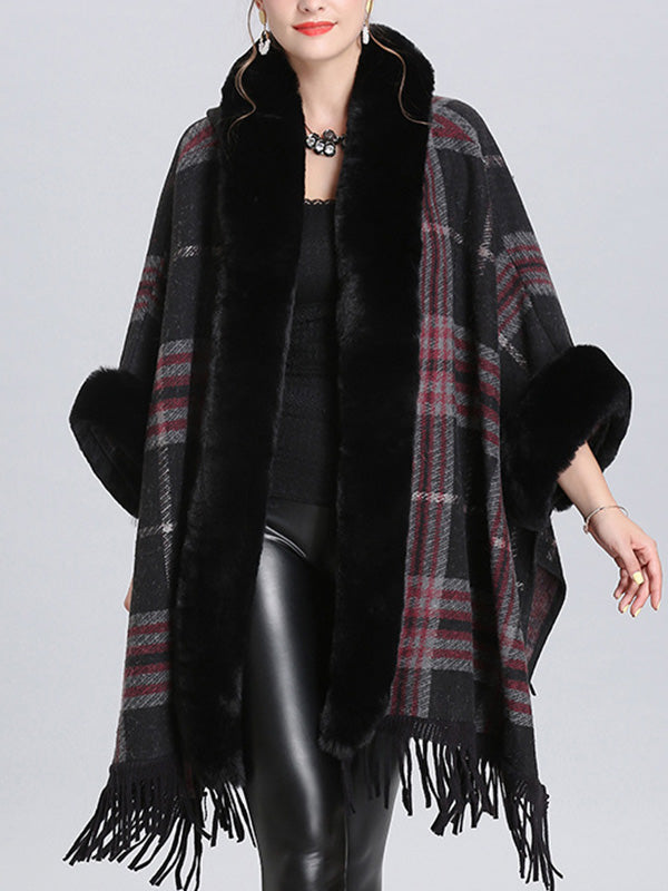 Cardigan de pescoço de borda de borda extravagante