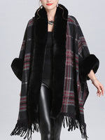 Cardigan de pescoço de borda de borda extravagante