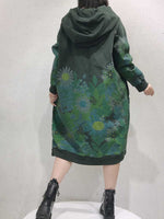 Women's Hooded Sweater Dress