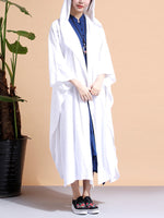 Batwing-Sleeves Logo Cape Casat